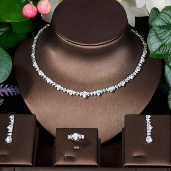 1 Ensemble De Bijoux Décoré De Goutte D'eau