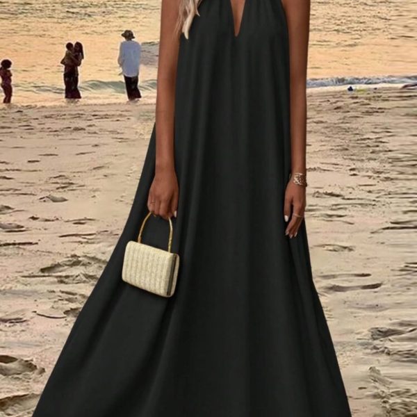 Robe longue évasée