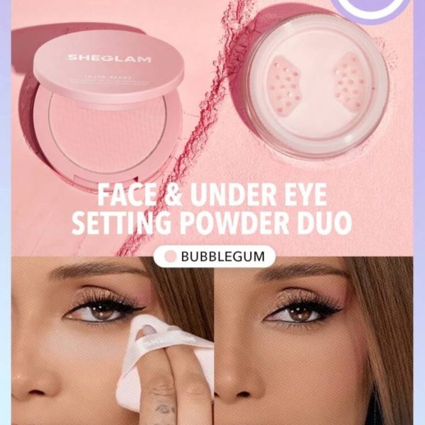 SHEGLAM Duo De Poudres Fixatrices Pour Le Visage