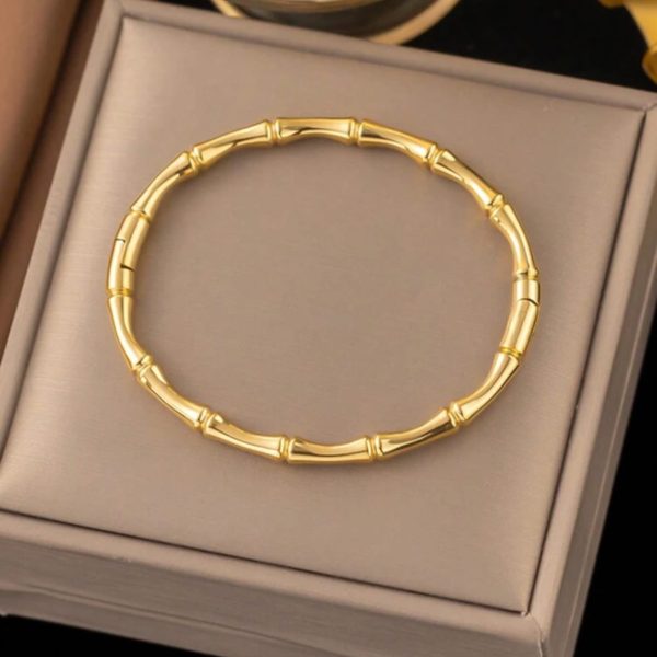 Bracelet jonc en acier inoxydable