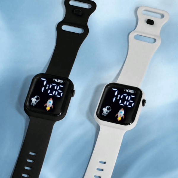 2 Pièces montre numérique à affichage LED