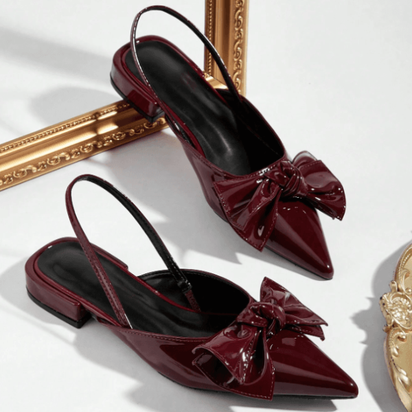 Sandales plates sexy à bout pointu