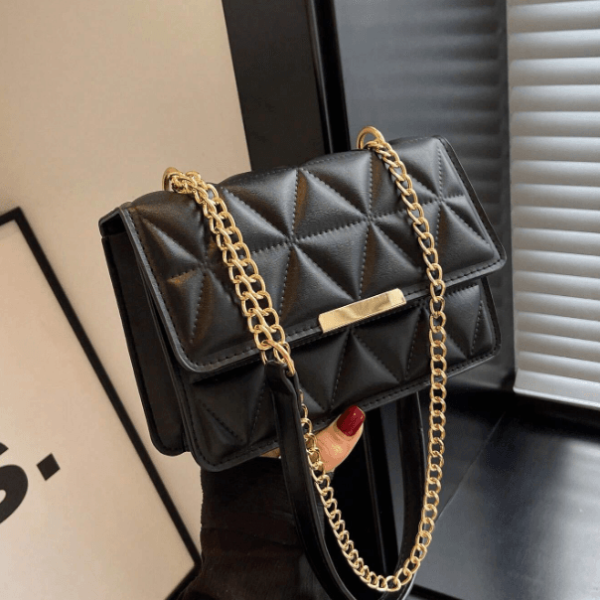 Sac à bandoulière rigide élégant