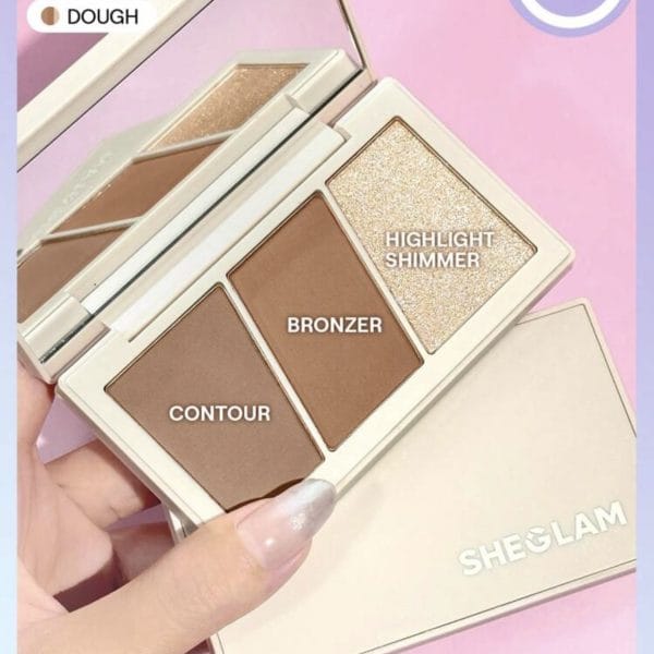 SHEGLAM Palette De Poudres Sculptantes Multi-Usages à Double Usage Trio Hero Face Palette-Dough Contour PâQues FêTe Des MèRes Remise De DiplôMe Anniversaire Vacances Printemps ÉTé Y2K Fantaisie Mode Maquillage CosméTique FêTe Plage Voyage Camping ExtéRieur ÉCole Campus Voyage Festivals DéCor Cadeau PréSent Rose Fille Cosplay Meilleur Couleur Charme Ambiance