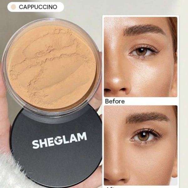 SHEGLAM Poudre Fixatrice Baked Glow-Cappuccino Poudre Fixatrice Libre à ContrôLe De L'Huile Translucide Pore-Less Flawless Lisse Les Ridules Poudre éClatante  Poudre D'Hiver De NoëL PâQues FêTe Des MèRes Remise De DiplôMe Anniversaire Vacances Printemps ÉTé Y2K Fantaisie Mode Maquillage CosméTique FêTe Plage Voyage Camping ExtéRieur ÉCole Campus Voyage Festivals DéCor Cadeau PréSent Rose Fille Cosplay Meilleur Couleur Charme Ambiance