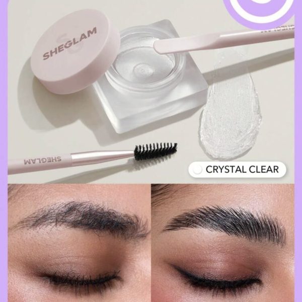 SHEGLAM Set Me Up Brow Hold-Crystal Clear Gel Pour Sourcils ImperméAble Sans Bavures Cire Pour Sourcils Longue DuréE Soldes Du  Sourcils PâQues FêTe Des MèRes Remise De DiplôMe Anniversaire Vacances Printemps ÉTé Y2K Fantaisie Mode Maquillage CosméTique FêTe Plage Voyage Camping ExtéRieur ÉCole Campus Voyage Festivals DéCor Cadeau PréSent Rose Fille Cosplay Meilleur Couleur Charme Ambiance