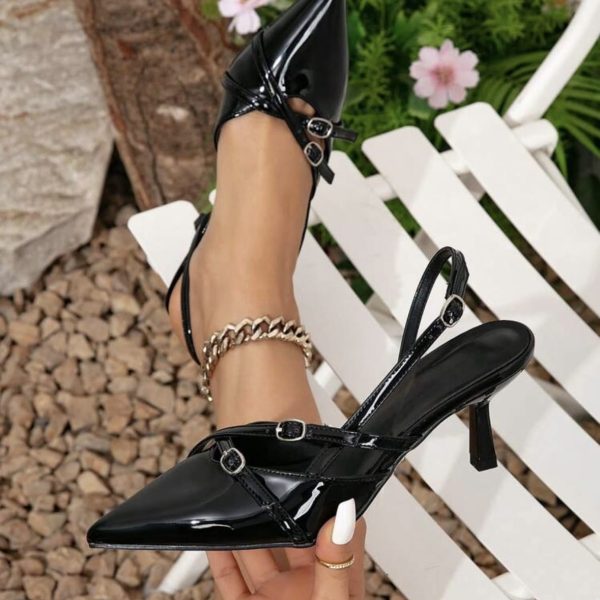 Nouvelles sandales à talons hauts pointues pour le printemps/été, idéales pour l'usure extérieure