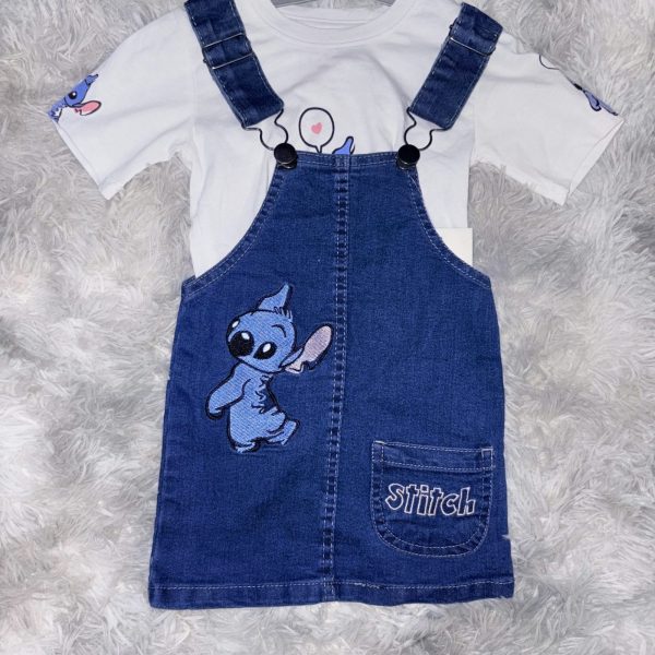 Jolie salopette stitch en jean et t shirt stitch (Copie)