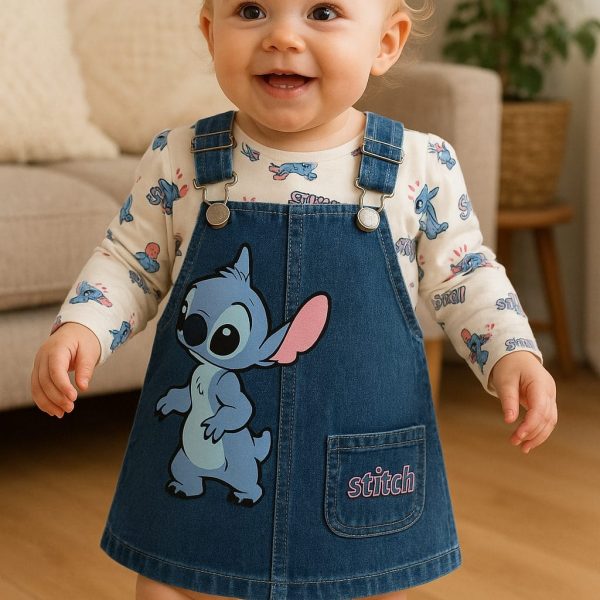 Robe fillettes , jean et pull