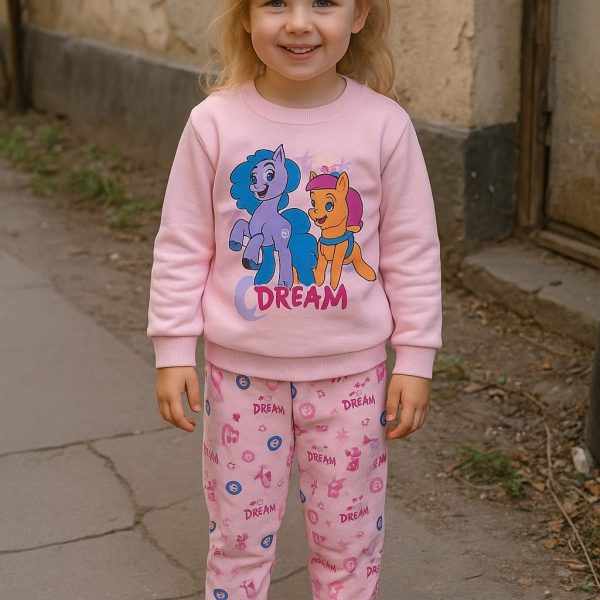 Jogging fillette Rose