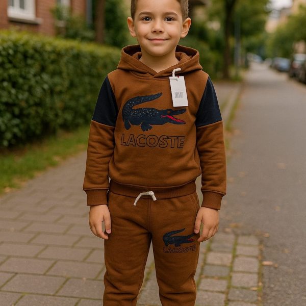 Ensemble lacoste Marron