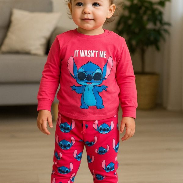 Ensemble stitch fillette Rouge