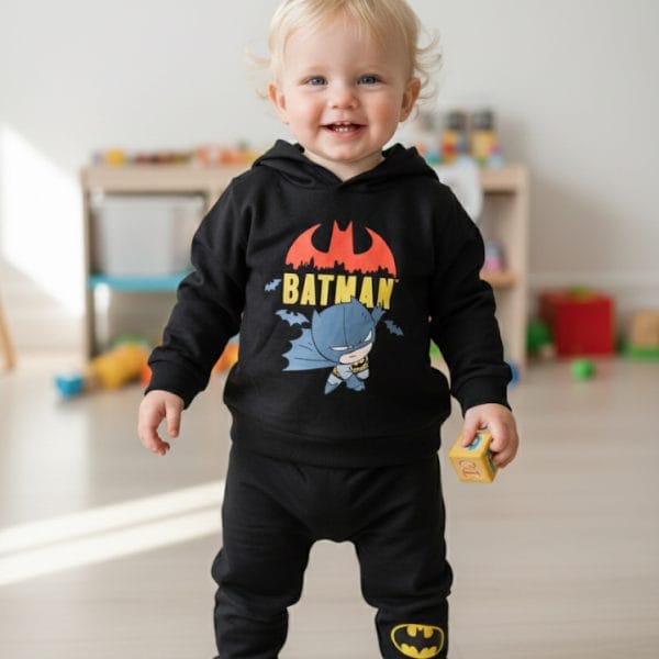 Ensemble a capuche Batman noir