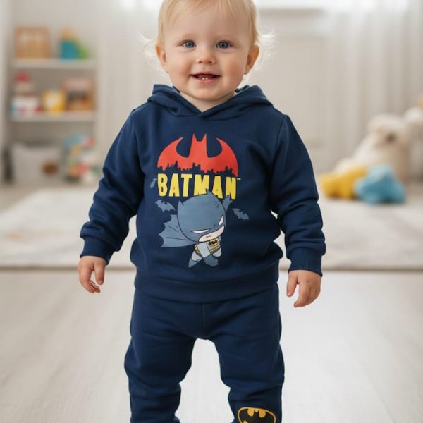 Ensemble a capuche BATMAN bleu nuit