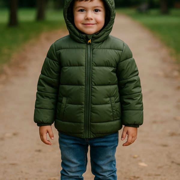Doudoune hivernal Kiabi Vert