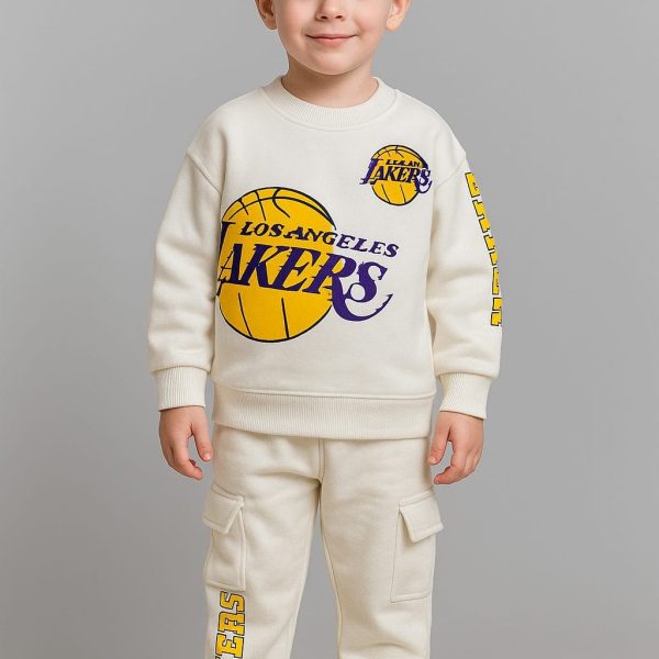 Jogging enfant Lakers blanc