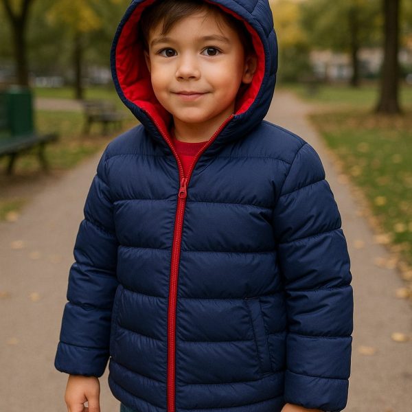 Doudoune hivernal Kiabi Bleu