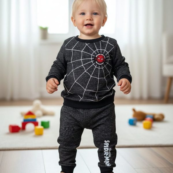 Ensemble enfant Spiderman Noir