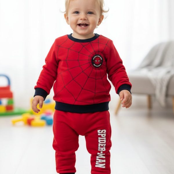 Ensemble petit enfant Spiderman Rouge