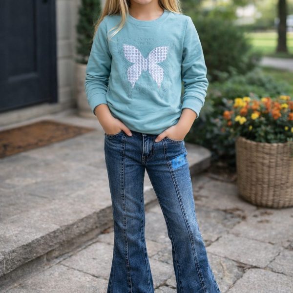 2pcs Pull + Jean bleu ZARA