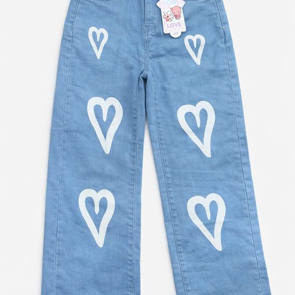 Pantalon Jean Love Fille