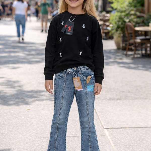 2pcs Pull yves saint Laurent + Jean bleu