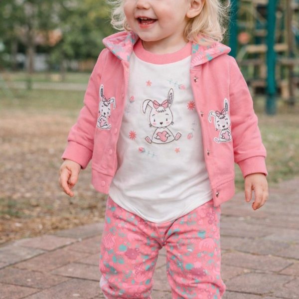 Ensemble 3pcs Fillettes : pull , veste , pantalon