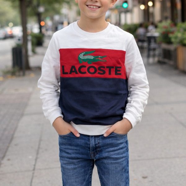 2pcs Pull Lacoste + Jean bleu