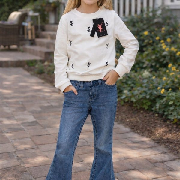 2pcs Pull yves saint Laurent + Jean bleu