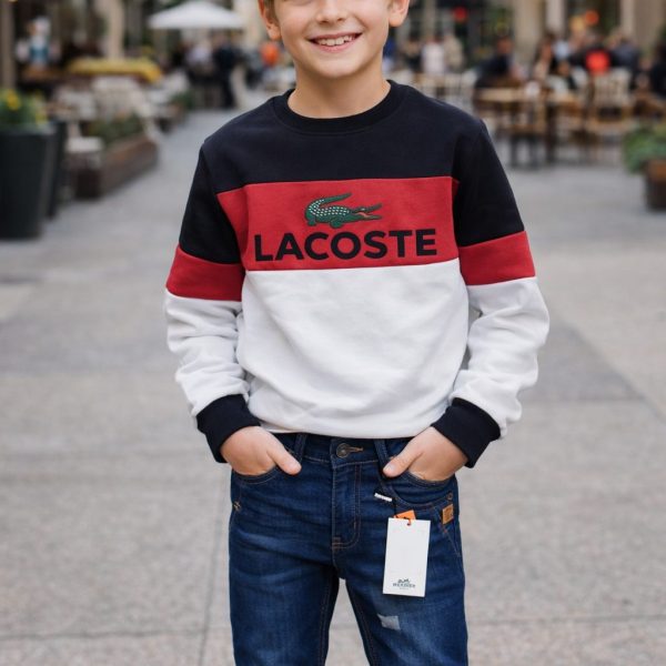 2pcs Pull Lacoste + Jean bleu