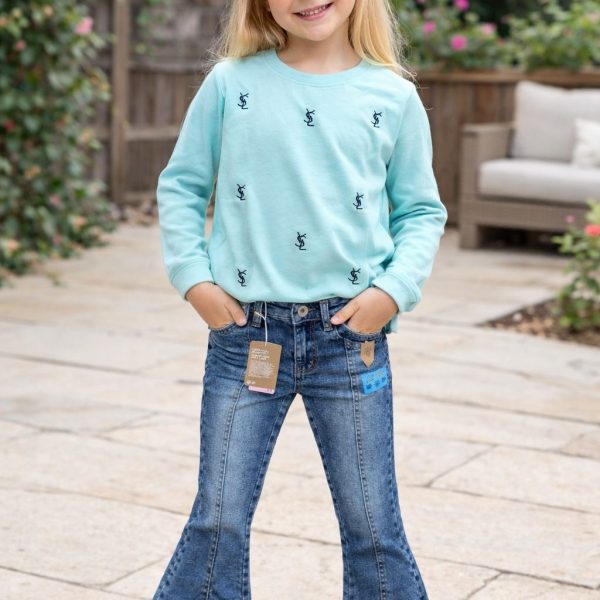 2pcs Pull yves saint Laurent + Jean bleu