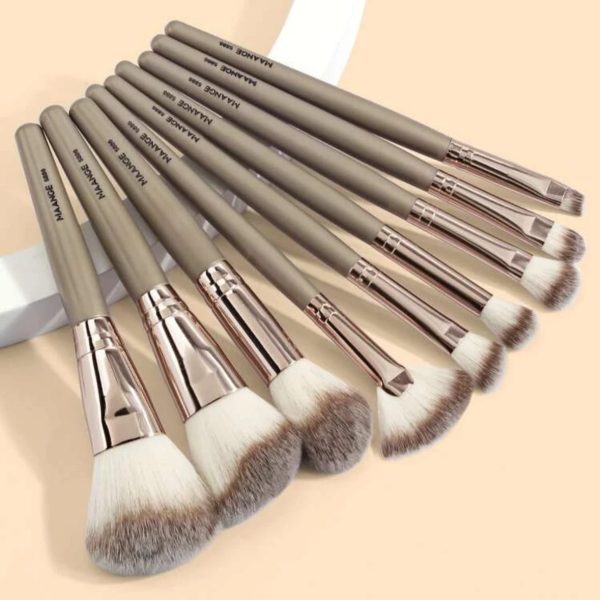 MAANGE 9 pièces Ensemble de pinceaux de maquillage