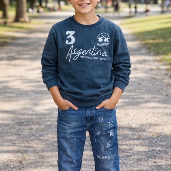 2pcs Pull Polo + Jean BURBERRY