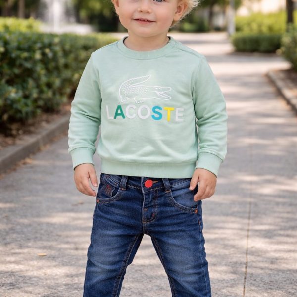 2 pcs PULL LACOSTE + JEAN MAYORAL