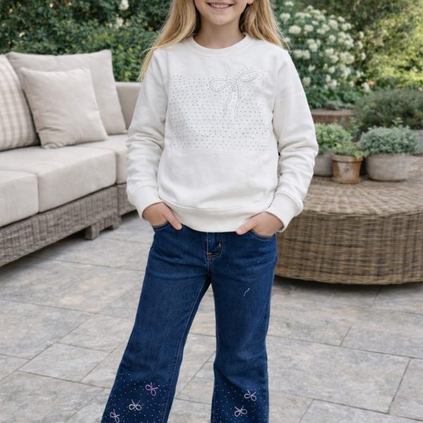 2pcs PULL DIOR + Jean bleu