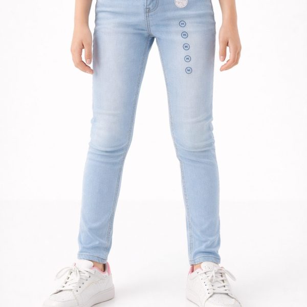 Jean Zara fille En cotton elastiqué