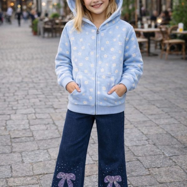 2pcs veste George + Jean bleu