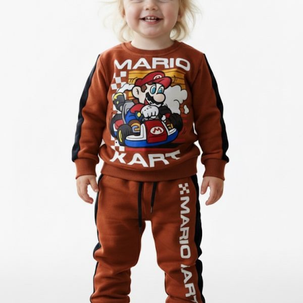 Jogging enfant garçon MARIO Marron