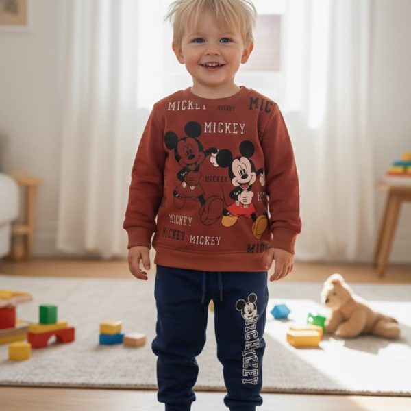 Jogging enfant Mickey marron