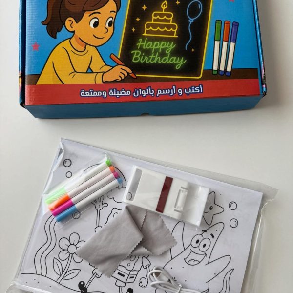 Tablette de dessin LED pour enfants – Écriture et dessin lumineux