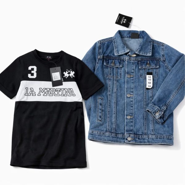 2pcs chemise et t-shirt la martina