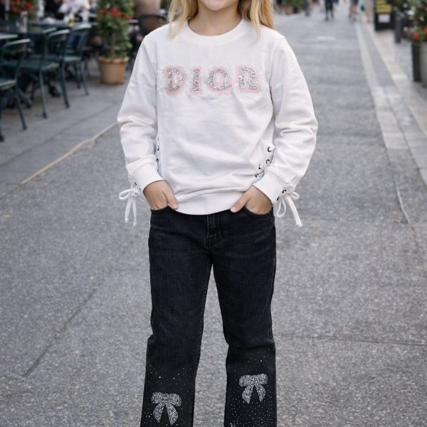 2pcs Pull dior + Jean noir Zara