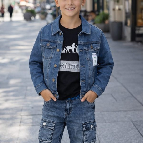 3pcs chemise et t-shirt + Pantalon jean