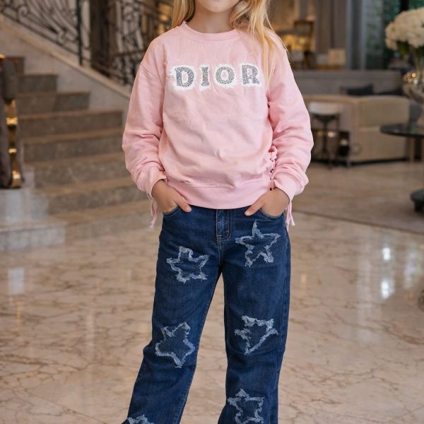 2pcs Pull Dior + Pantalon jean