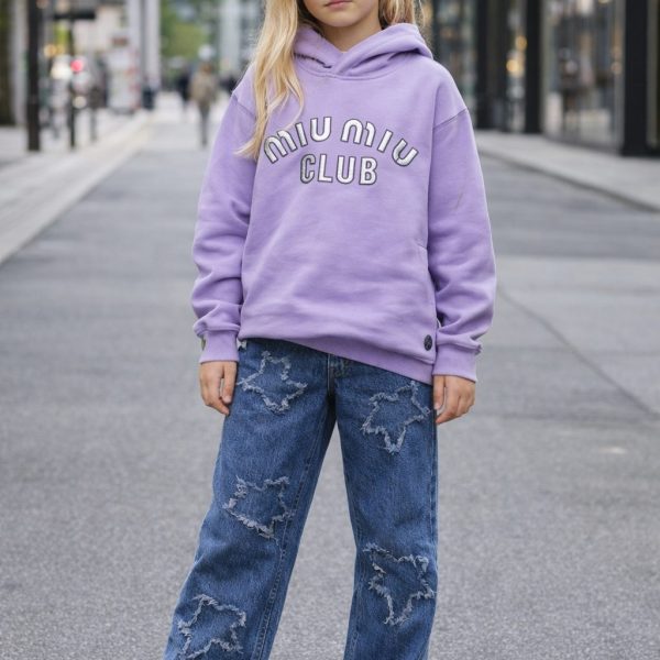 2pcs Pull miu miu + Jean bleu