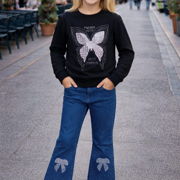 2pcs Pull Zara + Jean bleu Zara