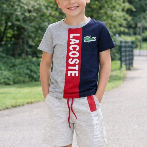 Ensemble Lacoste Été en coton élastiqué