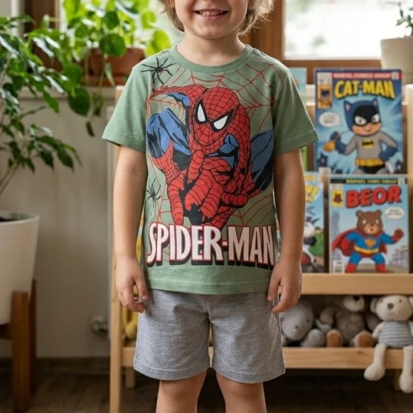 Ensemble Spiderman Turque