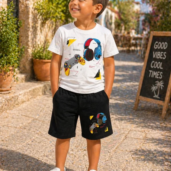 2pcs T-shirt + short