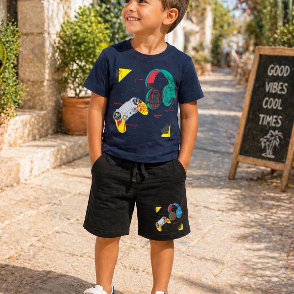 2pcs T-shirt + short play